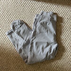 stripped dress pants